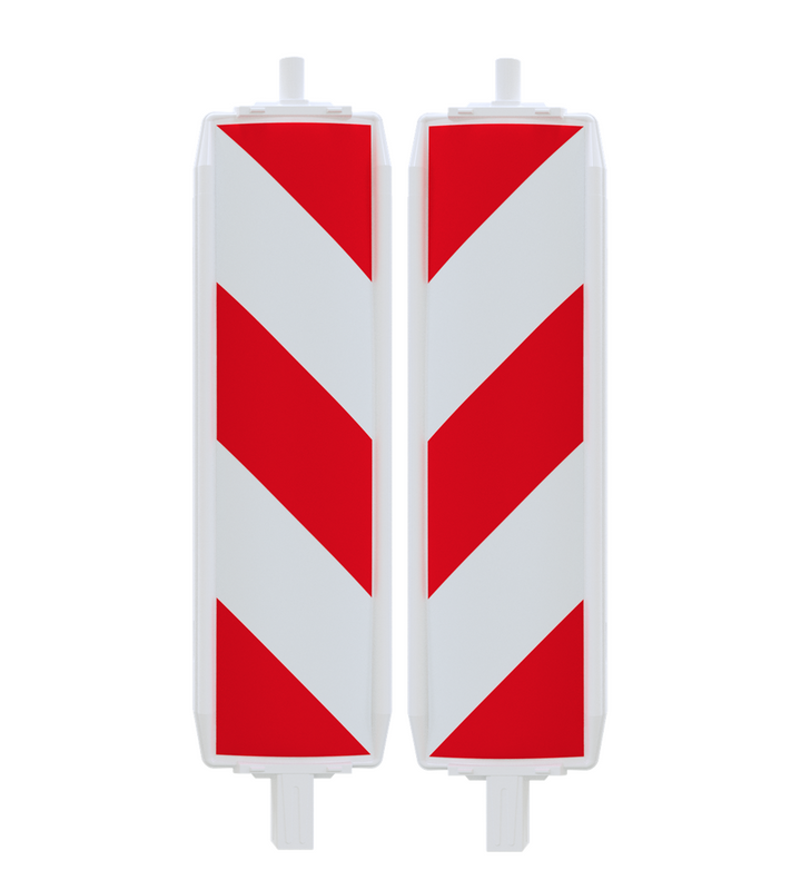 Műanyag közlekedési terelő tábla